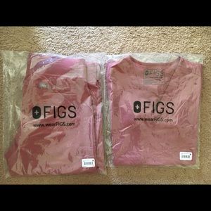 Figs Mauve Casma Top and Kade Pant Bundle